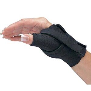 Comfort Cool Thumb CMC Restriction Splint Black Right Small Lightweight New